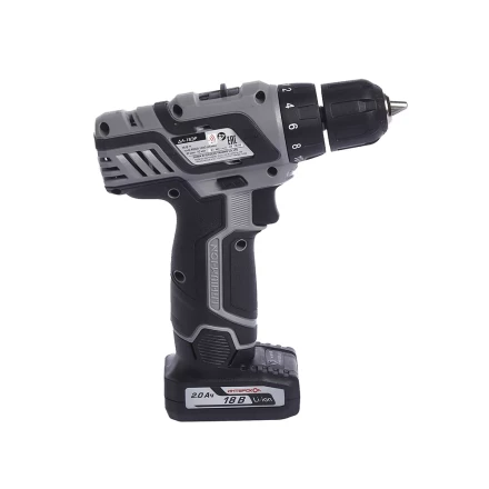 Аккумуляторная дрель-шуруповерт ИНТЕРСКОЛ ДА-18ЭР Li-ion (2 х 2Ач) купить в Перми