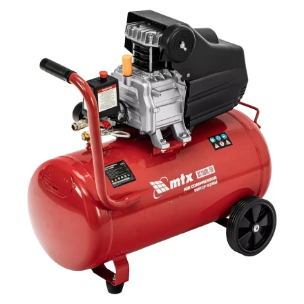 Компрессор воздушный MTX DC1500L/50, 1,5 кВт, 50 л, 210 л/мин 58018 купить в Перми