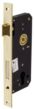 Корпус врезного замка ЗУБР &quot;ЭКСПЕРТ&quot;, с защелкой, межосевое расстояние 85мм, прямоугольный ригель 52010_z01 купить в Перми