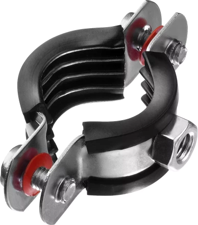 Хомут трубный с гайкой, оцинкованный, 3/4&quot;, 9шт, ЗУБР Мастер 37850-25-29 37850-25-29 купить в Перми