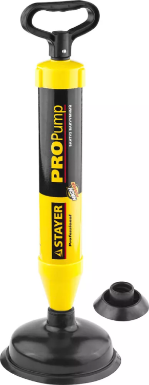 Вантуз STAYER "Professional" вакуумный PROPump, с двумя адаптерами 51925 купить в Перми