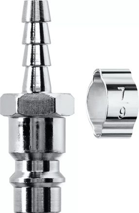 Переходники KRAFTOOL штуцер елочка - рапид штуцер (папа) 06597-06 купить в Перми