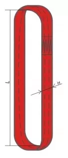 Строп текстильный кольцевой СТК 2 т L=6 м SF6 50 мм купить в Перми
