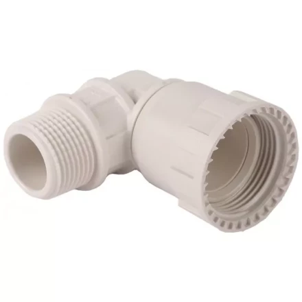 Переходник угловой 90° ЗУБР &quot;ШиреФит&quot; &quot;накидная гайка - наружная резьба&quot;, 20мм - 1/2&quot; 51485-20-1/2 купить в Перми