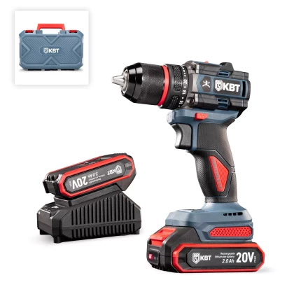 Дрель-шуруповерт аккумуляторная бесщеточная КВТ DB-20-13 с максимальным размером оснастки до 13 мм (102588) купить в Перми