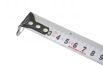 Рулетка Вектор 5 м х 25 мм, утолщенное полотно, магнитный зацеп, обрезиненный корпус  БАРС 32542 купить в Перми