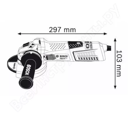 УШМ BOSCH GWS 12-125 CIX (0.601.793.102) купить в Перми