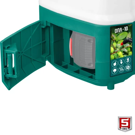 ЗУБР 10 л, аккумуляторный опрыскиватель (ОПЛ-10) купить в Перми