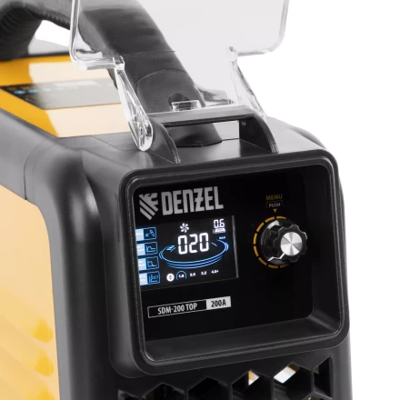 Аппарат инвертор. дуговой сварки SDM-200 Top, 200 А, ПВ 80%// Denzel 94356 купить в Перми
