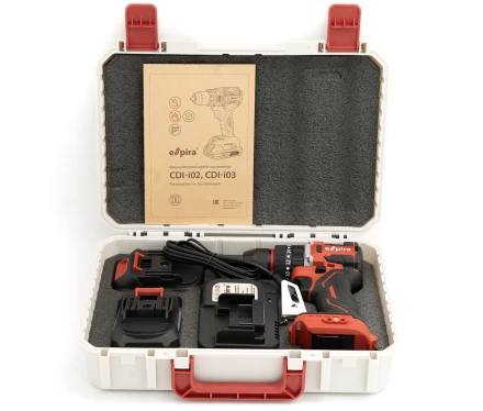 Аккумуляторная ударная дрель-шуруповерт ESPIRA CDI-i03 411055 купить в Перми