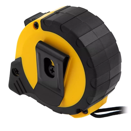 Рулетка Denzel 3м х 16мм, двухкомп. корпус, кнопка-пауза, 31541 купить в Перми