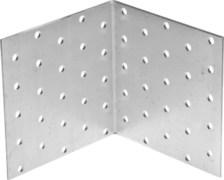 Крепежный угол ЗУБР &quot;МАСТЕР&quot; равносторонний, 100х100х100мм, 20шт 310205-100-100 купить в Перми