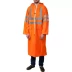 Плащ-дождевик ЗУБР 11617-56, сигнальный цвет, нейлоновый на молнии, размер 56-58 11617-56 купить в Перми