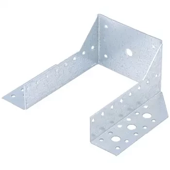 Опора бруса раскрытая, 2 мм, OBR R-40х145х76 мм, цинк  СИБРТЕХ Россия 46528 купить в Перми