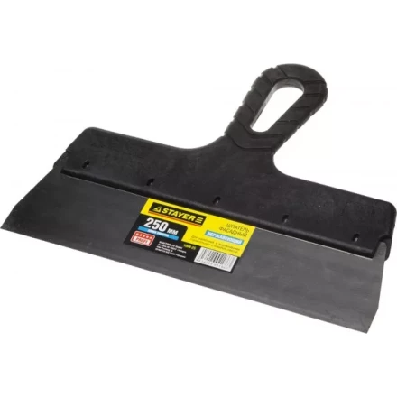 Шпатель STAYER &quot;PROFESSIONAL&quot; фасадный нержавеющий, с пластмассовой ручкой, 250мм 1008-25 купить в Перми