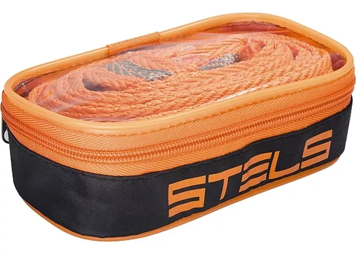 Трос буксировочный 12 тонн 2 петли сумка на молнии STELS 54384 купить в Перми