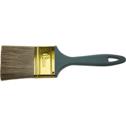 Кисть ЗУБР &quot;КП-14&quot; плоская, смешанная щетина, пластмассовая рукоятка, 63мм 4-01014-063 купить в Перми