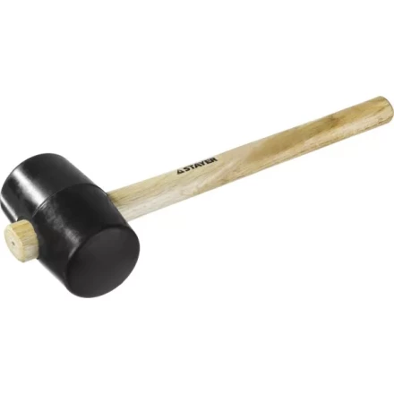 Киянка STAYER резиновая черная с деревянной ручкой, 680г 20505-75 купить в Перми