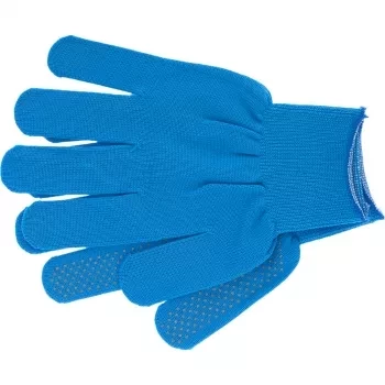 Перчатки нейлон ПВХ точка 13 класс цвет &quot;ультрамарин&quot; XL 67846 купить в Перми