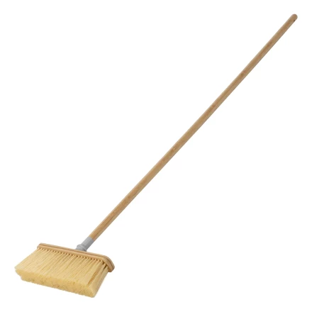 Щетка бамбуковая для подметания пола 26,5 см с черенком, 117 см, Home// Palisad 93579 купить в Перми