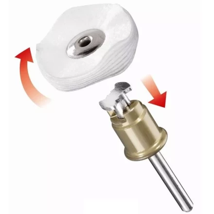 Полировальный диск SPEED CLICK S423 25 ММ DREMEL купить в Перми