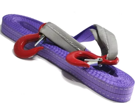 Буксир текстильный ленточный TOR БТЛ 9,0 т 6,0 м (крюк-крюк) 1011042 купить в Перми