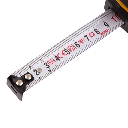 Рулетка Denzel 5м х 19мм, двухкомп. корпус, кнопка-пауза, 31542 купить в Перми