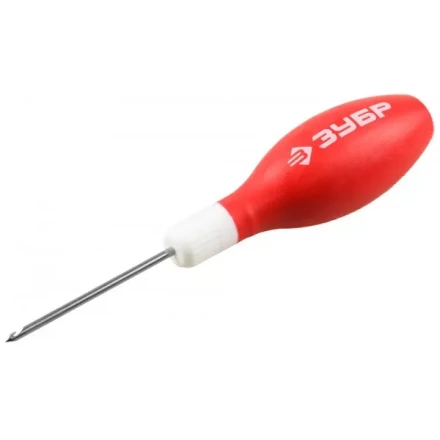 Шило ЗУБР &quot;МАСТЕР&quot; сапожное, эргономичная обрезиненная рукоятка, длина 60мм, d 3мм 09570-3 купить в Перми