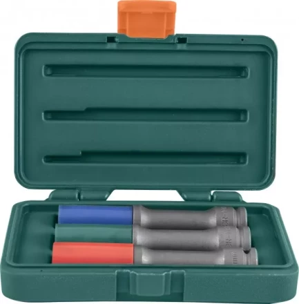 Набор головок торцевых ударных тонкостенных для дисков 1/2&quot;DR 17-19-21мм Jonnesway S18AD4103S 48851 купить в Перми