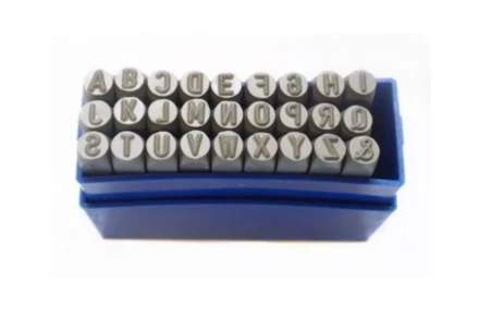 Клеймо буквенное 10мм латиница купить в Перми