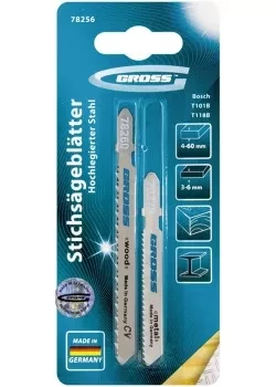 Набор полотен для электролобзика универсальный 2шт GROSS 78256 купить в Перми