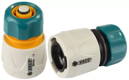 Набор соединителей RACO &quot;Original&quot; (шланг-насадка) с автостопом, 1/2&quot; 4250-55265B купить в Перми