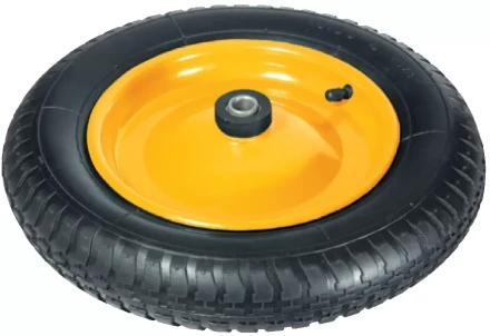 Колесо пневматическое 4.80/4.00-8 D380мм подш. внут. диам. 20мм длина оси 90мм PALISAD 68948 купить в Перми
