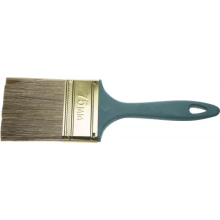 Кисть ЗУБР &quot;КП-14&quot; плоская, смешанная щетина, пластмассовая рукоятка, 75мм 4-01014-075 купить в Перми