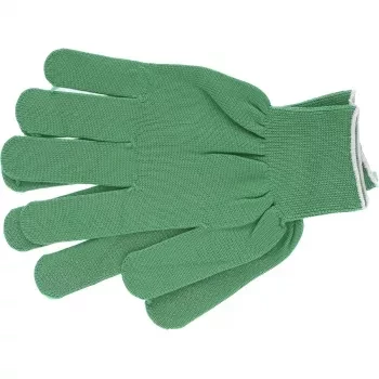 Перчатки нейлон ПВХ точка 13 класс цвет изумрудный L 67828 купить в Перми