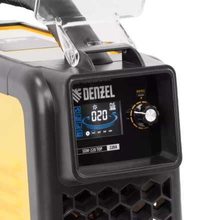 Аппарат инвертор. дуговой сварки SDM-220 Top, 220 А, ПВ 60% кейс// Denzel 94358 купить в Перми