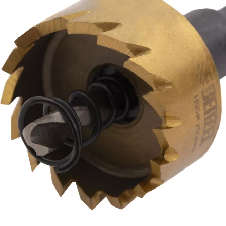 Коронка по металлу HSS, 29 мм, нитридтитановое покрытие Denzel 724107 купить в Перми