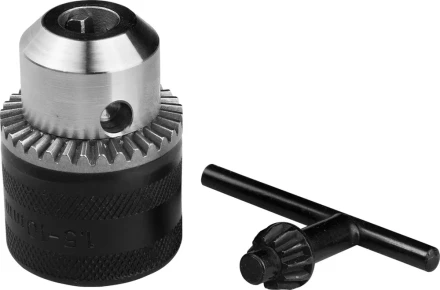 Патрон ЗУБР &quot;ЭКСПЕРТ&quot; цельнометаллический для дрели, с ключом, 10мм, 1/2&quot; 2908-10-1/2_z01 купить в Перми