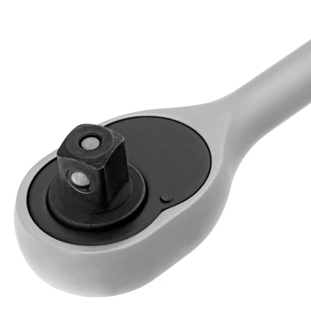 Ключ-трещотка 1/2&quot; Сибртех, 45 зубьев, с быстрым сбросом, матовый хром 14023 купить в Перми