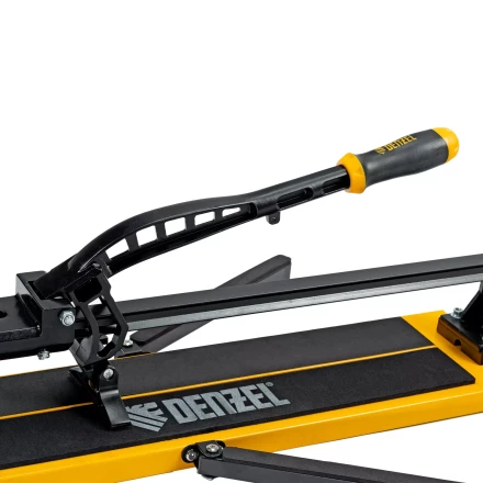 Плиткорез рельсовый Denzel 600х16мм, каретка на подш., стальная станина, усил. рукоятка-пенал 877014 купить в Перми
