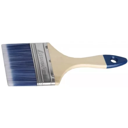 Кисть плоская STAYER &quot;AQUA-STANDARD&quot;, искусственная щетина, деревянная ручка, 100мм 01032-100 купить в Перми