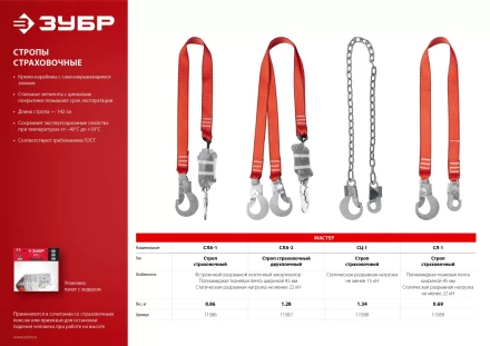 Строп ленточный одноплечный с амортизатором серия Без серии купить в Перми