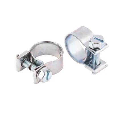 Хомуты металлические MINI 12-14 мм ширина 9 мм винтовой W1 2 шт Сибртех 47504 купить в Перми