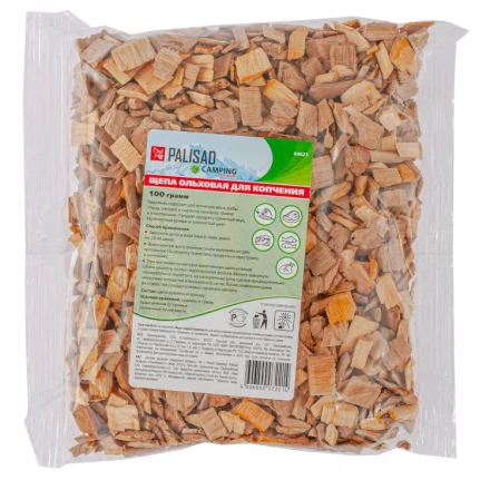 Щепа ольховая для копчения 100 гр Camping Palisad 69623 купить в Перми