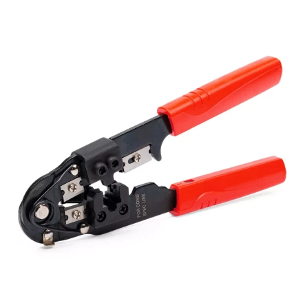 Кримпер многофункциональный КВТ JT-210 со встроенным модулем для обжима RJ-45 (84824) купить в Перми