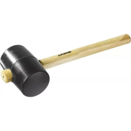 Киянка STAYER резиновая черная с деревянной ручкой, 900г 20505-90 купить в Перми