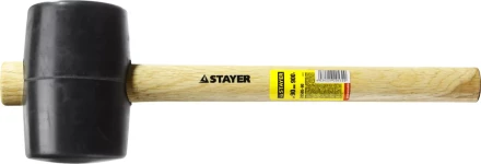 Киянка STAYER резиновая черная с деревянной ручкой, 900г 20505-90 купить в Перми