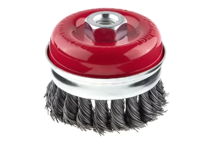 Кордщетка HAMMER чаша 75мм для УШМ витая сталь (207-110) купить в Перми