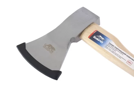 Топор плотницкий кованый деревянная рукоятка 800гр пескоструйное покрытие полотна БАРС 21654 купить в Перми