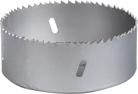 Коронка ЗУБР &quot;ЭКСПЕРТ&quot; биметаллическая, быстрорежущая сталь, глубина сверления до 38мм, d-114мм 29531-114_z01 купить в Перми